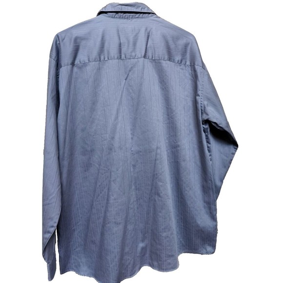 Kenneth Cole Reaction Long Sleeve Dress Shirt Gray Size XL Men's 17 34-35 - Picture 3 of 5